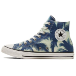 Converse Chuck Taylor All Star Mugavad Mitmek&uuml;lgsed Tr&uuml;kitud K&otilde;rge S&auml;&auml;rega L&otilde;uendikingad Unisex Tossud Sinised 171280C 38
