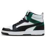 Puma Rebound V6 Kerged Hingavad K&otilde;rge S&auml;&auml;rega Tennised Unisex Tennised Must Valge Roheline 392326-16 36