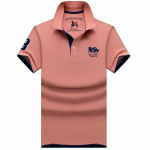 TrendHub Pluss Suurus 6XL 100% Puuvillased Meeste Polo S&auml;rgid L&uuml;hikeste Varrukatega &Auml;rilised Vabaaja Meeste T-s&auml;rgid Tikandiga Meeste T-s&auml;rgid 4XL