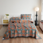 Kahekihiline puuvillane marlpleed &ndash; pikkade kiududega puuvillane uinakuks ja voodikatteks 230*250 Single Towel Blanket