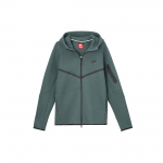 Nike Tech Mugav kapuutsiga pikkade varrukatega jakk Meeste jakid Roheline Must HV0950338 M