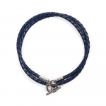 [Jbans Classic] Kirurgilisest terasest r&otilde;ngas, kihiline &otilde;huke nahast k&auml;ev&otilde;ru (C2101-Ac720_Na) For men