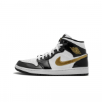 Air Jordan 1 Mid Patent Must Valge Kuld EU 44.5 valge