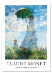 Plakat Claude Monet parasol 30x40 cm