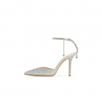 Naiste Kristallist Pulmakingad Rhinestone S&otilde;naga K&otilde;rge Kontsaga Sandaalid Haldjas Tuul Stiletto Terava Ninaga T&auml;is Teemant Gladiaator Pumbad 37