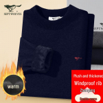 Qipilanga Men's Thickened Fleece Thermal Underwear Set 2XL (180)