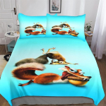 3D Prinditud J&auml;&auml;aja Voodipesukomplekt, Tekikott, Padi, Voodipesukomplekt, King, Queen, Twin Suurus, Poistele, T&uuml;drukutele, T&auml;iskasvanutele 140X200cm 2pcs