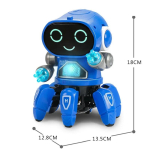 Laste Elektrilised Tantsivad Robotid Lastele Valgusmuusika Varajane Haridus Elektroonilised Lemmikloomad V&auml;ikelaste M&auml;nguasjad Poiss T&uuml;druk Beebi &Otilde;pi roomama black