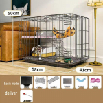 Kahekordne siseruumides kassipuur integreeritud tualeti ja avarama magamiskohaga Play Set (Hammock+Mat+Food Bowl+Teaser Wand)