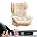 Palus lapseistme nukk Autoistme ventilatsiooniava klamber V&auml;ike nukk Turvaiste [YEZHU Uus Labubu for sitting position beež