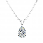 TEN CARATS S925 sterlingh&otilde;bedast Moissaniidiga Naiste kaelakee 1.5CT 6* 9mm Teemant ripats Kaelaluu kett ehted 1.5CT