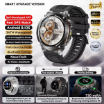 2025 Uus V&auml;listingimustes GPS Nutikell 1,43 AMOLED 10ATM Veekindel K&auml;ev&otilde;ru Kompass Spordij&auml;lgija BT K&otilde;ne Nutikell Meestele Xiaomi IOS jaoks must