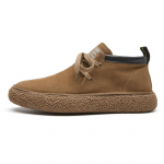 Moodne Klassikaline Retro Uued Meeste Veisenahast Suede Vabaajajalatsid K&auml;sit&ouml;&ouml;jalatsid Paelad Pehme Tald Mokassiinid Igap&auml;evane T&ouml;&ouml;le S&otilde;itmine Meeste Jalatsid 45 pruun