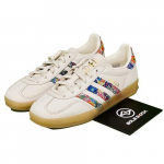 Liberty London x adidas Gazelle Indoor Lilleline tikand Off White JH7370 Naistele EU 36 elevandiluuvalge