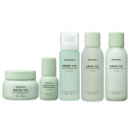 Tonymoly Chok Chok Green Tea vesine nahahoolduskomplekt 2 (tooner + losjoon) #Toner+Lotion+Cream100ml+Serum+Mist