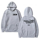 Korea Kpop ILLIT B&auml;ndi Album Super Real Me Kahepoolse Prindiga Huppar Meeste Naiste Trend Y2k Pullover Unisex Vabaaja Puuvillane Dressipluus S