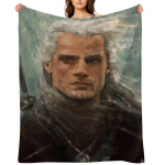 Henry Cavill - Rivia Geralt Viskepadi Armas Ruuduline Kaalutud Dekoratiivne Diivan Vintage Tekid 30x40in
