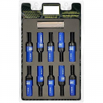 Vis Performance - OMP - M12X1.5 - Alumiinium 7075 - Kuuskant 17-19 - Pikkus 28 mm sinine