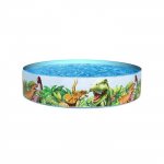 Laste bassein - Bestway - Fill-N-Fun Dinosaurus - 183 x 38 cm - Vin&uuml;&uuml;l - Sinine sinine