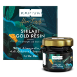 Kapiva Shilajit Gold Vaik 40 g Super S&auml;&auml;stupakend Igap&auml;evane Tulemuslikkuse Tugi J&otilde;u, Vastupidavuse Ja Treeningust Taastumise Eest