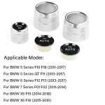Car Volume Air conditioning Knob Button Ring Trim for BMW 5 6 7 X5 X6 Series F10 F11 F18 F12 F13 F01 F02 F15 F16 with AUTO Check second picture h&otilde;be