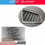 1SET 3D l&auml;ikega s&uuml;sinikkiust kleebised BMW 3. seeria E90 E92 M kliimaseadme v&auml;ljalaskepaneeli m&otilde;lemale k&uuml;ljele 2pcs-3 colors