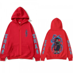 Anime Demon Slayer Vee Hashira Tomioka Giyuu Graafiline T&otilde;mblukuga Huppar Mehed Naised Cosplay Multikas Manga Vabaaja Puuvillane T&otilde;mblukuga Jakk 2XL punane