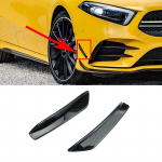 Mercedes Benz A-klassile W177 AMG A160 A180 A200 A250 A35 + Eesmise kaitseraua udutulede k&uuml;lgmised deflektorid, tiivad, alumine spoiler, &otilde;hukatted 2pcs
