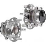 ECCPP Replacement for Pair of 2 New Complete Rear Wheel Hub Bearing Assembly 5 Lugs w/ABS for 07-10 for Dodge 512332 x2 512332