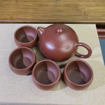 Autentne Yixingi lilla savi teeserviis T&auml;ielik komplekt Xishi teekann Teetseremoonia komplekt Majapidamise teekann ja teetasside komplekt K&auml;sit&ouml;&ouml; kinkekarp