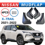 For -22NISSAN Rogue X-Trail mudguard, Splash proof mudguard, front and rear wheel fender must