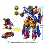 Uus Mini Force 8 Dinoid S&otilde;dalane Tyrannosaurus Rex Lahingukuningas Muunduv Kombineeritav Mecha Robot Tegevuskujud Deformatsioonm&auml;nguasjad