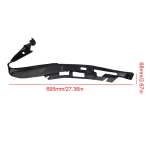 BMW 5. seeria F10 F11 autole Esitulede Kummist Tihendiriba Veekindel Iluv&otilde;re Tihendikaitse Kleebis OEM:63117240367 63117240368