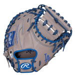 Rawlings Pesapall HYPER TECH MLB MEESKOND Dodgers Viskekinnas, Softpall, GR5HTM2AC, P&uuml;&uuml;djakiinnas, II, 33-tolline, Paremak&auml;eline