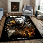 15 suurust M-Michael M-Myers Halloweeni Prindiga Vaip elutuppa, magamistuppa, kontorisse, suurele alale, plekieelne vaip, Kiire tarne 40x60cm (16x24in) gray