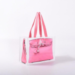 PP kootud ostukott kandekott pilkup&uuml;&uuml;dev kott 70*3.2cm pink