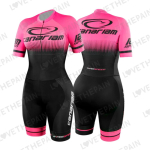 Naiste Rulluisutamis&uuml;likond Meeste ja Laste Pro Triatloni Lycra Speed Inline Rulluisutamise &Uuml;likond Mugav Suvine Kiiruisutamise Kiirus&uuml;likond 3XL pink
