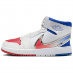 Air Jordan 1 Mid RM EasyOn GS 'White Racer Blue Red' FQ1281-100 36.5