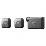 DJI Mic Mini TX 1 juhtmevaba mikrofon meeskonnat&ouml;&ouml; jaoks (2 + RX), Detailirikas heli, Kaamera/Android, Kahe inimese vlogimine, must