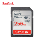 SanDisk 128GB Ultra SD-kaart SDHC UHS-I kaart ja SDXC m&auml;lukaart 32GB 64GB 256GB 512GB Originaalne SD-kaart kaamera jaoks Kuni 120-150 MB/s m&auml;lukaart 【256GB】