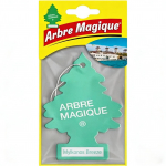 Maagiline Puu Autol&otilde;hnastaja, Vaniljel&otilde;hn, Magus ja Troopiline L&otilde;hn, Kestab kuni 7 N&auml;dalat, Valmistatud Itaalias Mylkonos Breeze(1 pack)