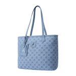 Jordan Kogu Pind Prindi Seeria Puuvill Taaskasutatud Kiud Ostukott &Otilde;lakott Unisex kotid Hele-Denim-Sinine JD2523005AD-001 Light Denim Blue,L37.5*W15.2*H27.9cm