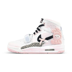Jordan Legacy 312 k&otilde;rge s&auml;&auml;rega vintage korvpallijalatsid naistele Valge Roosa Must AT4040-106(Team47-312) 36