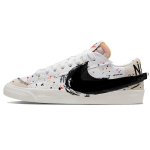 Nike Blazer Skateboard Shoes Men's Low top Black/White DN2158-101(Team56-) 44 black