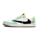 Travis Scott x Jordan Air Jordan 1 Mint X AJ1 Low Libisemiskindlad Madalad Vintage Korvpallijalatsid Naiste DZ4137-700(Team1897-) 42.5