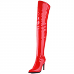 Elastsed reieni ulatuvad &uuml;le p&otilde;lve saapad naiste k&otilde;rge kontsaga talvesaapad daamide roosad valged pikad &uuml;le p&otilde;lve saapad jalatsid suur number 45 34 punane