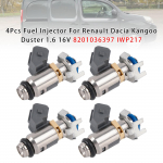 4 tk K&uuml;tusepihusti Renault Dacia Kangoo Duster 1.6 16V 8201036397 IWP217 jaoks