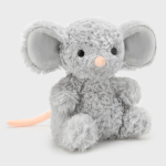 Armas Simuleeritud Magus Istuv Hiire Nukk Pl&uuml;&uuml;sist M&auml;nguasi Nukk Padi Laste Kingitusnukk Esmaklassiline Vastupidav Kvaliteet Sitting height 15cm 0.1kg white