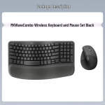 Logitech Wave Combo Juhtmevaba Ergonoomiline Klaviatuur ja Vertikaalne Hiire Komplekt