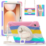 Kaitse&uuml;mbris Samsung Galaxy Tab A11+ A9+ A9 A11 Plus 11-tollisele SM-X230 Tahvelarvuti Kate Tab A9 A11 8.7 SM-X130 &Otilde;larihmaga Funda Capa A11 8.7 inch
